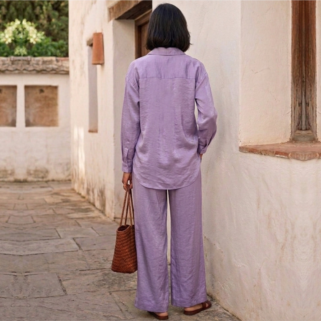 Pocket Button Down Co-order Sets 2-piece