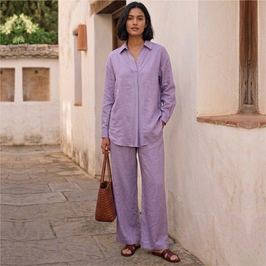 Pocket Button Down Co-order Sets 2-piece