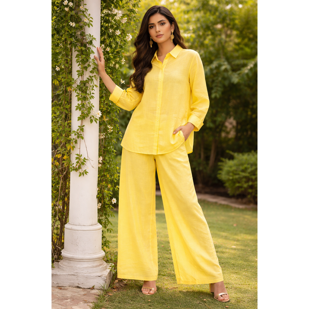 Button down cord set 2-piece